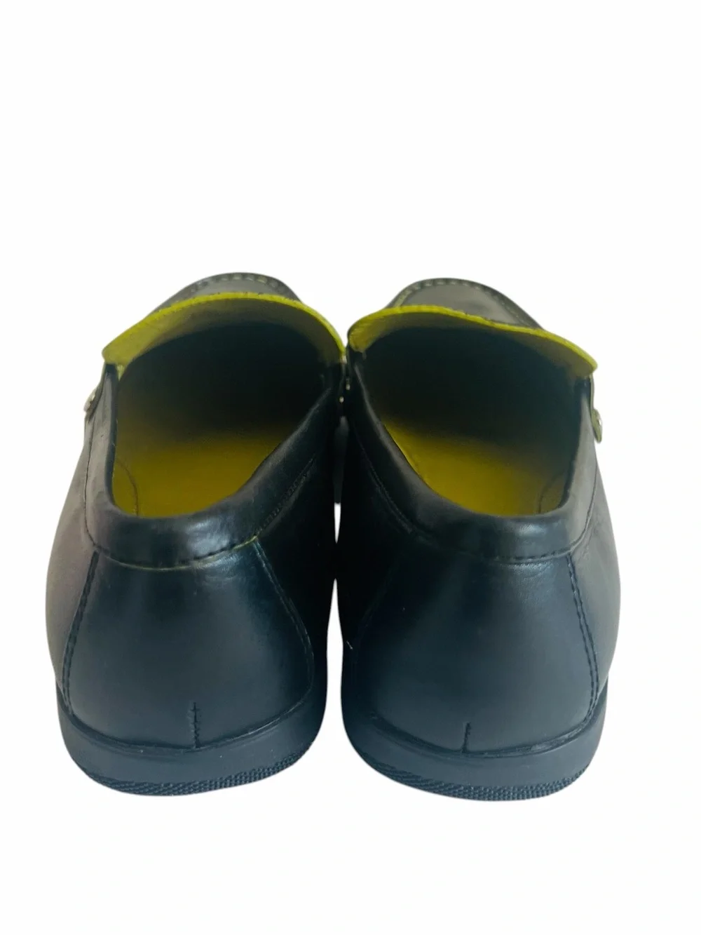 Coach DAISY Loafer Flat Women' Black Leather Slip-On Driving Moc Shoes